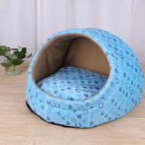Luxury Animal Print Dog House Bed